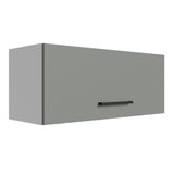 Gabinete Superior Multiuso Garaje 80cm Blanco/Gris Agata