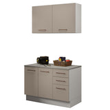 Mueble Integral Multiuso Garaje 120cm Blanco