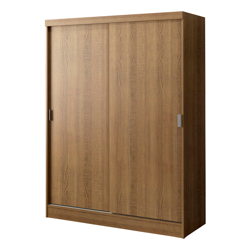 Placard Infantil Nick 120 cm 2 Puertas Corredizas 2 Cajones Marrón Madesa