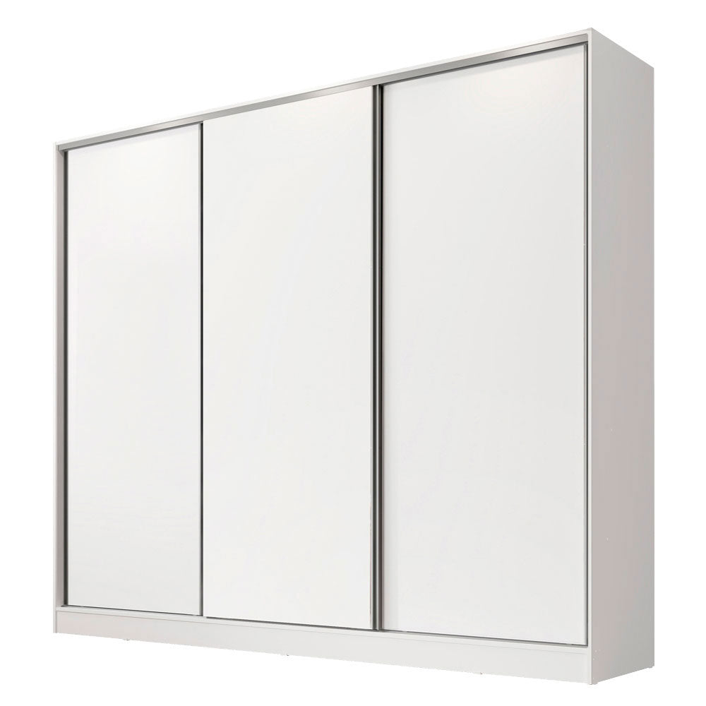 Placard Matrimonial 100% MDF Royale 3 Puertas Corredizas - Blanco