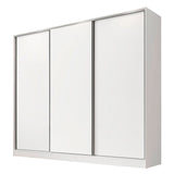 Placard Matrimonial 100% MDF Royale 3 Puertas Corredizas - Blanco