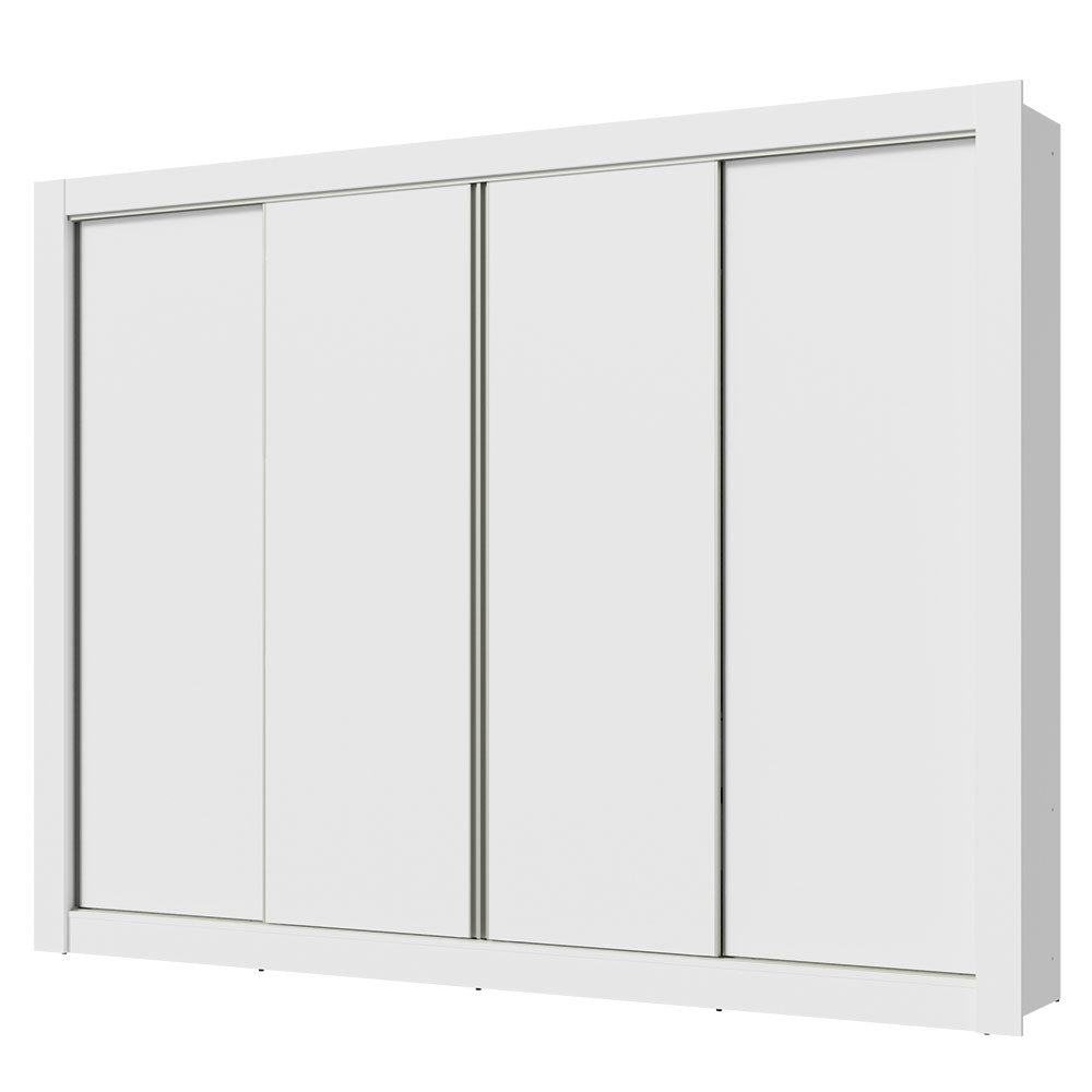 Ropero Placard Madesa Montana 4 Puertas Blanco