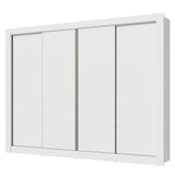 Ropero Placard Madesa Montana 4 Puertas Blanco