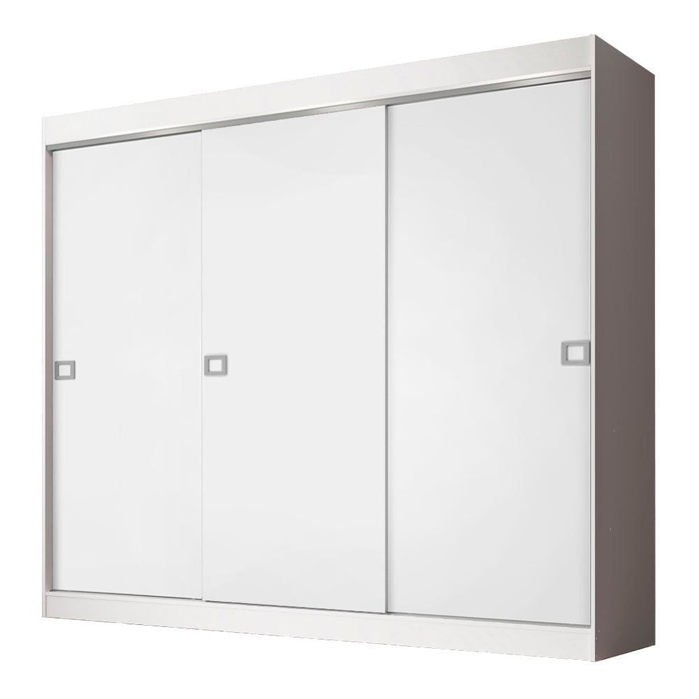 Ropero Placard Madesa Napoli 3 Puertas Blanco