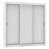 Placard Matrimonial Monaco 3 Puertas Corredizas - Blanco