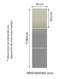 Kit Madesa con 3 Espejos de 59,5 x 45 cm para Placard
