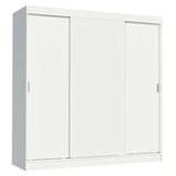 Placard Matrimonial Reno 3 Puertas Corredizas - Blanco
