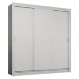 Placard Matrimonial 3 Puertas Corredizas Blanco Sublime Plus