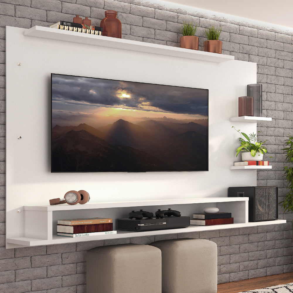 Panel de TV Hasta 60 Pulgadas 180 cm Blanco Alfa Madesa
