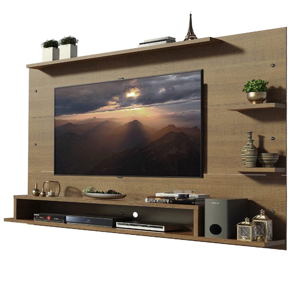 Panel para TV hasta 60 Pulgadas Madesa Alfa Marrón