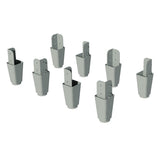 Kit con 8 Patas de PVC para Placards Royale, Reno e Austin Madesa