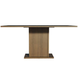 Mesa de Comedor Rectangular con Tapa de madera marrón/Negro 5275