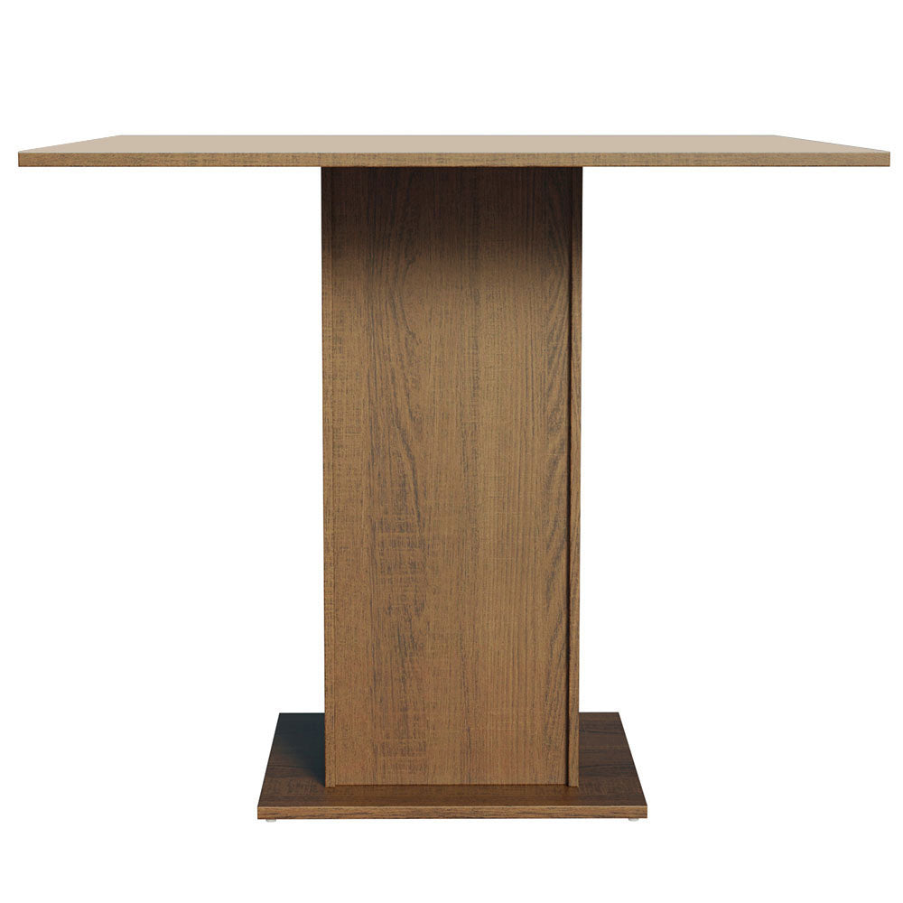 Mesa de Comedor Cuadrada con Tapa 5363 Marrón/Crema