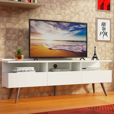 Rack para TV Londres Hasta 65 Pulgadas 160 cm Blanco Madesa