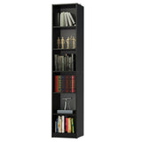Biblioteca Organizador Madesa 6906 con 6 Nichos Negro