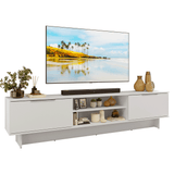 Rack para TV hasta 80 Pulgadas 218 cm 2 Puertas Blanco Stella Madesa