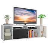 Rack para TV hasta 65 Pulgadas Madesa Cancun Blanco/Negro