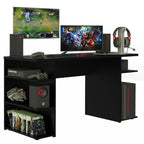 Escritorio Gamer 136 cm Negro Madesa