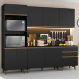 Combo completo de Cocina 250cm Reims Negro