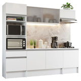 Combo completo de Cocina 240cm Blanco Topazio