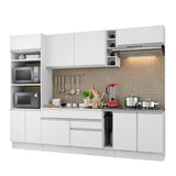Combo Completo de Cocina Vicenza 290 cm Glamy Blanco