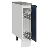 Bajo Mesada Especiero 20x60 cm 1 Puerta (Con Mesada) Blanco/Azul Vik