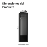 Bajo Mesda Porta repasador 20 cm Flotante Negro Nice Madesa
