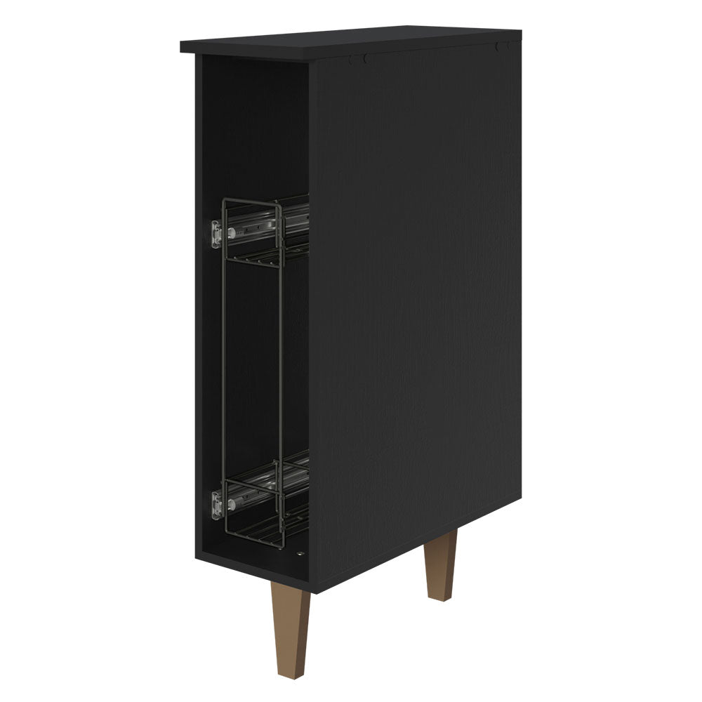 Bajo Mesada Especiero 20 cm Negro Reims Madesa