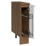 Bajo Mesada Especiero 20 cm 1 Puerta (Con Mesada) Marrón/Blanco Vik