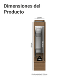 Bajo Mesada Especiero 20 cm 1 Pueta (Sin Mesada) Marrón/Crema Vik Madesa