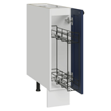 Bajo Mesada Especiero 20 cm 1 Puerta (Sin Mesada) Blanco/Azul Vik