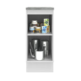 Bajo Mesada 35 cm 1 Puerta Blanco/Crema Agata
