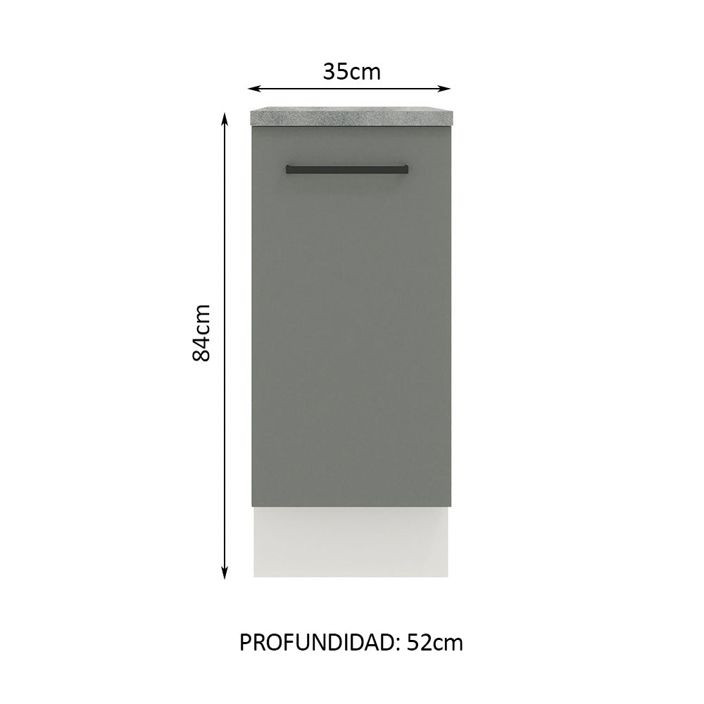 Bajo mesada Madesa Agata 35 Cm 1 Puerta