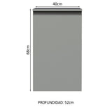 Bajo Mesada 40 cm 1 Puerta Nice Gris