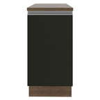 Bajo Mesada 40 x 52 cm 1 Puerta Marrón/Negro Glamy Madesa