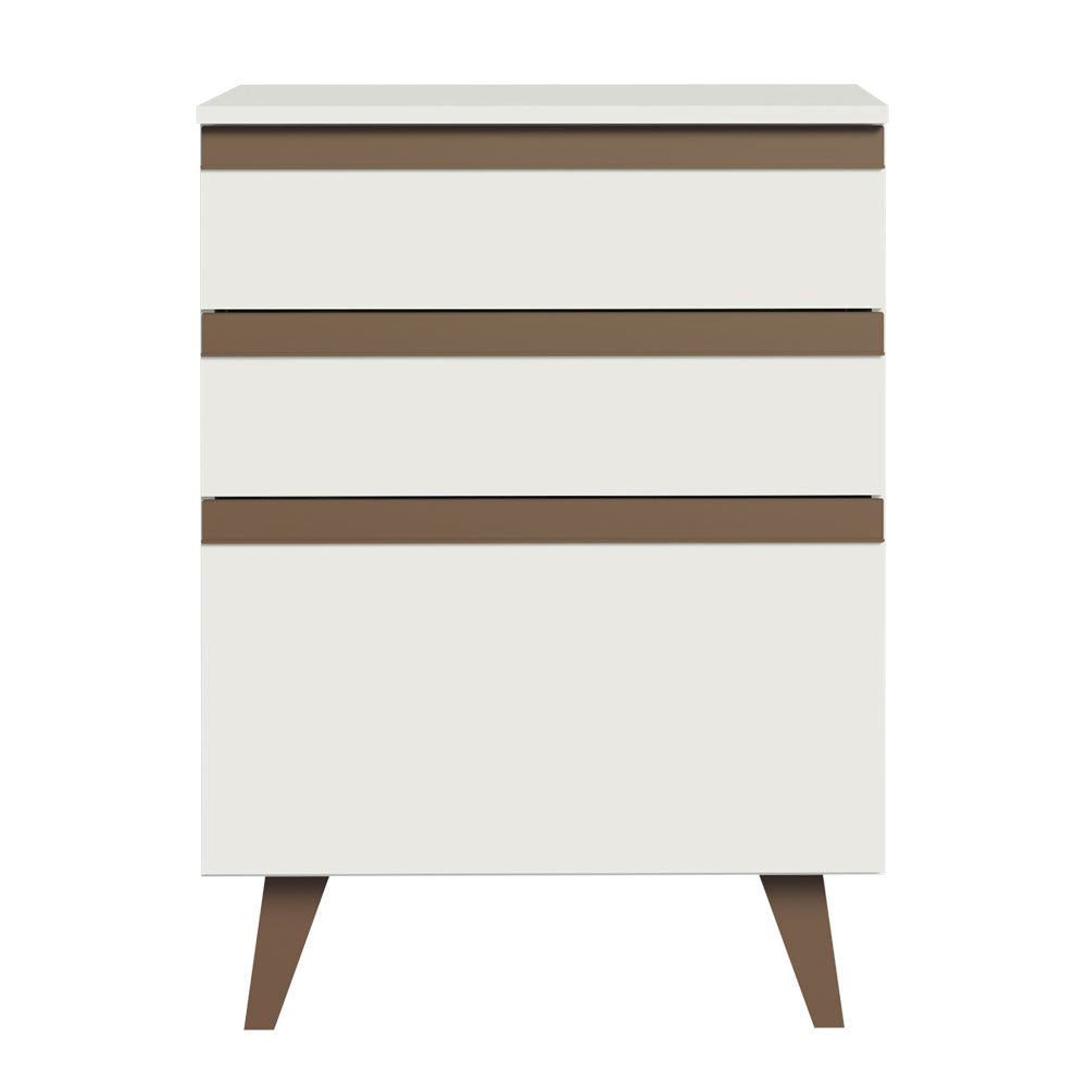 Bajo Mesada Reims 60 cm 3 Cajones Blanco