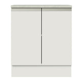 Bajo Mesada 70 cm 2 Puertas Glamy Blanco