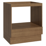 Mueble para Horno/Microondas 70 cm 1 Cajón (Sin mesada) Marrón Madesa