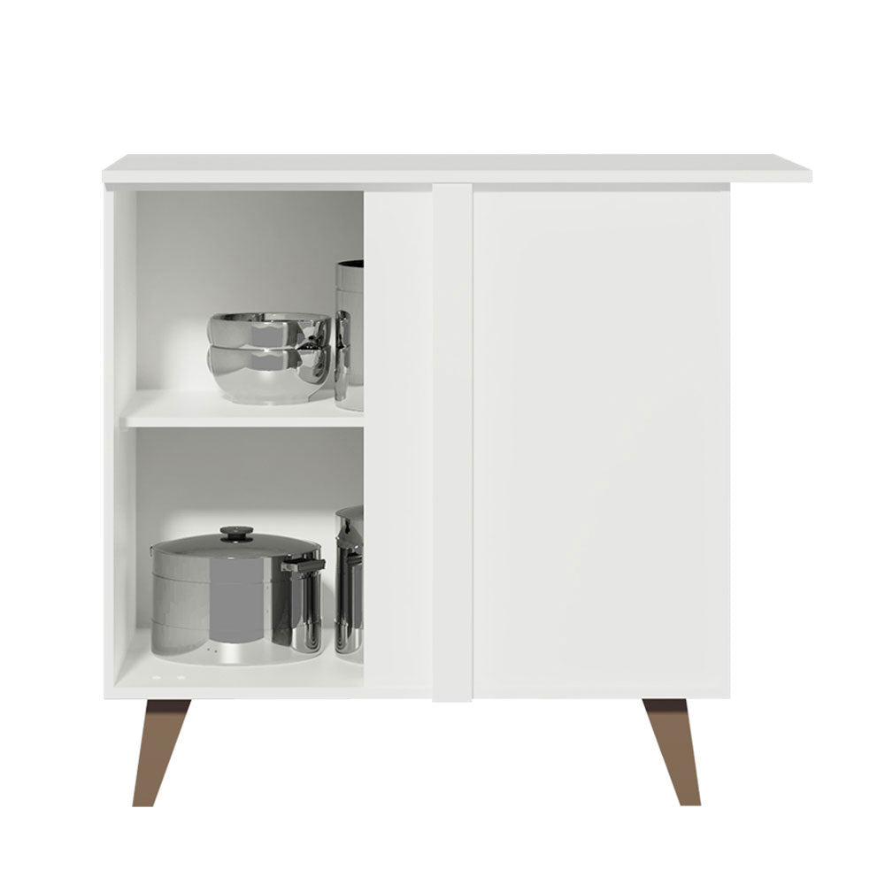 Bajo Mesada de Esquina 1 Puerta Reims Blanco