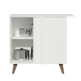 Bajo Mesada de Esquina 1 Puerta Reims Blanco