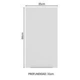 Alacena Cocina 35 cm 1 Puerta Blanco Stella Madesa