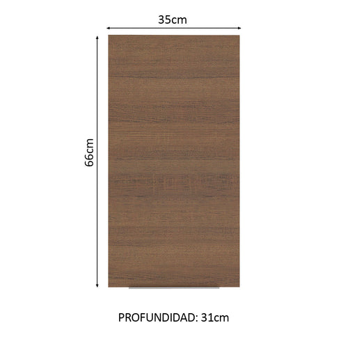 Alacena 35 cm 1 Puerta Marrón Stella Madesa