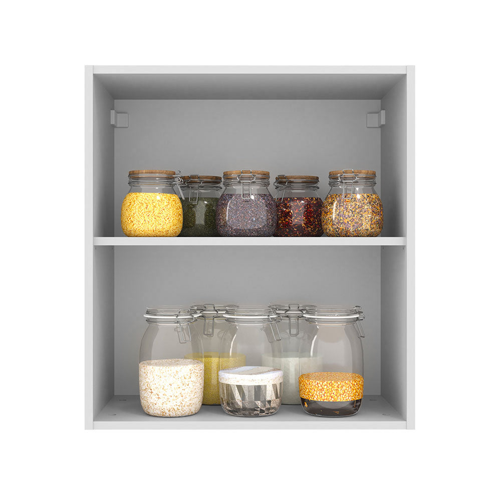 Alacena 60 cm 1 Puerta Agata Blanco/Crema