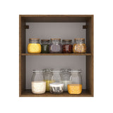 Alacena 60 cm 1 Puerta Agata Marrón/Crema