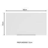 Alacena Cocina 60 cm 1 Puerta Abatible Blanco Stella Madesa