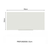 Alacena Cocina 70 cm 1 Puerta Abatible Blanco Stella Madesa
