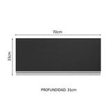 Alacena Cocina 100% MDF 70 cm 1 Puerta Abatible Blanco/Negro Acordes Madesa