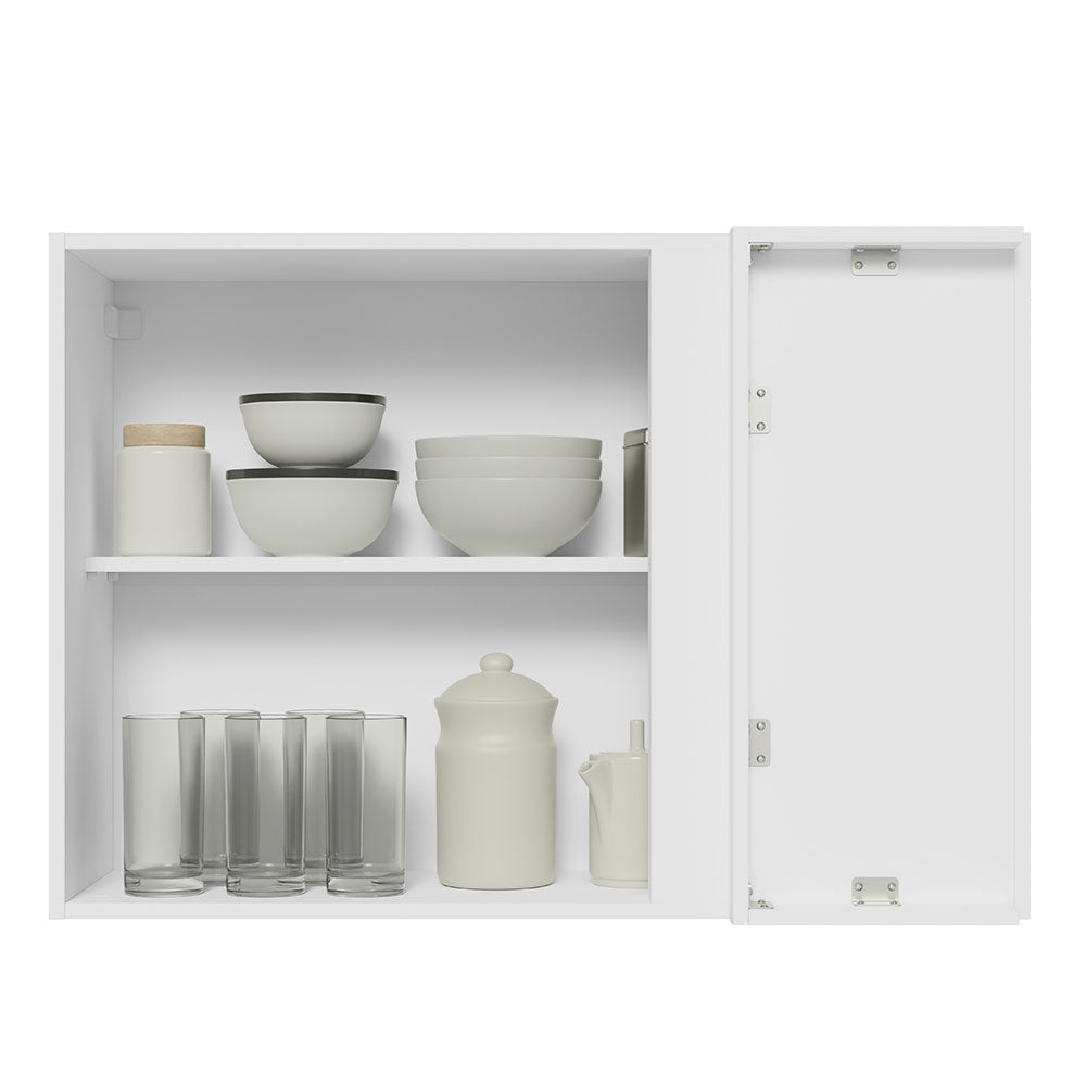 Alacena Esquinero 1 Puerta Glamy Blanco