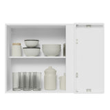 Alacena Esquinero 1 Puerta Glamy Blanco