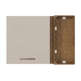 Alacena 94 cm 1 Puerta Agata Marrón/Crema